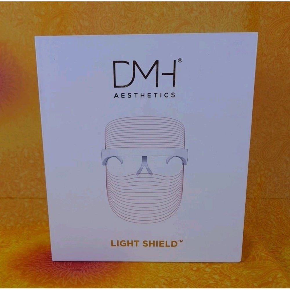DMH Aesthetics LED Facial Light Shield‎ Mask Anti-Aging Inflammation New In Box